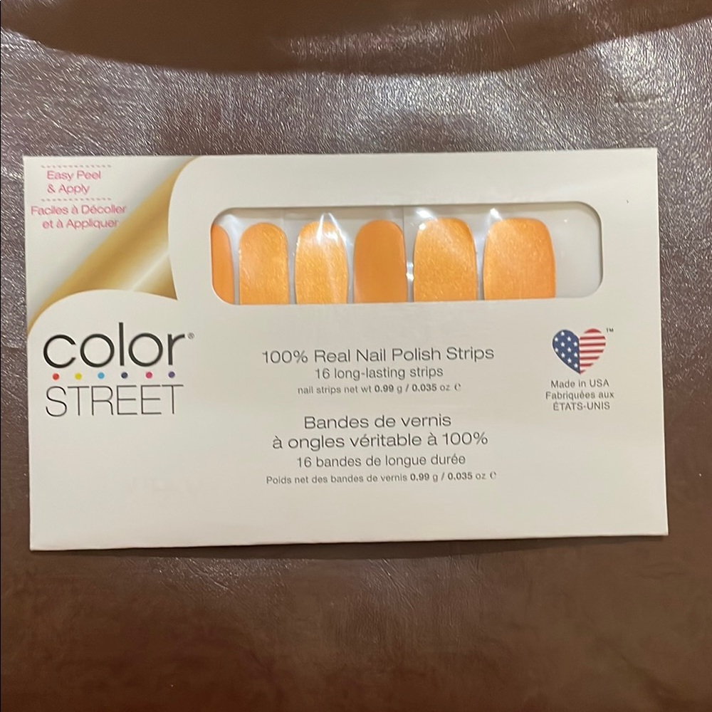 Color Street Tangerine Nail Strips